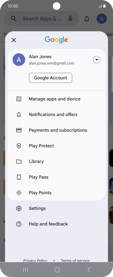 Press Settings. Press Settings.