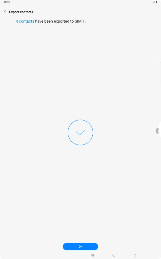Press OK. Press OK.