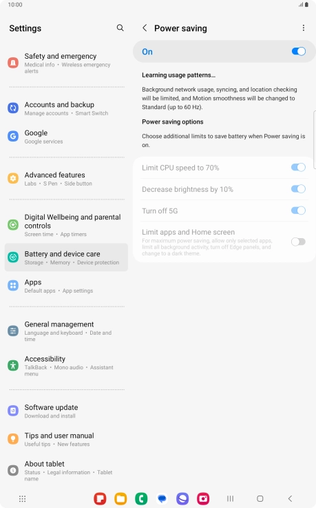 Press the Home key to return to the home screen. Press the Home key to return to the home screen.