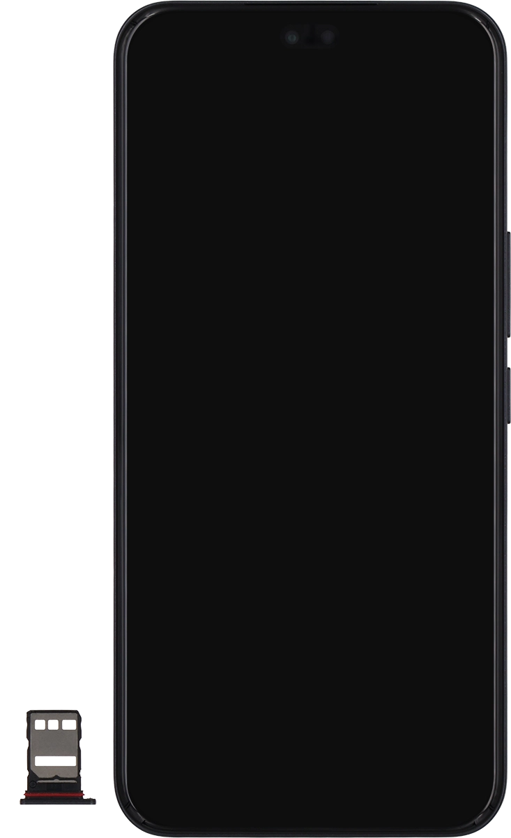 Turn your SIM so the angled corner of the SIM matches the angled corner of the second SIM holder and place your SIM in the SIM holder. Turn your SIM so the angled corner of the SIM matches the angled corner of the second SIM holder and place your SIM in the SIM holder.