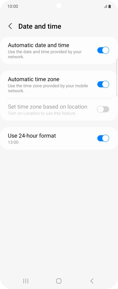 Press the Home key to return to the home screen. Press the Home key to return to the home screen.