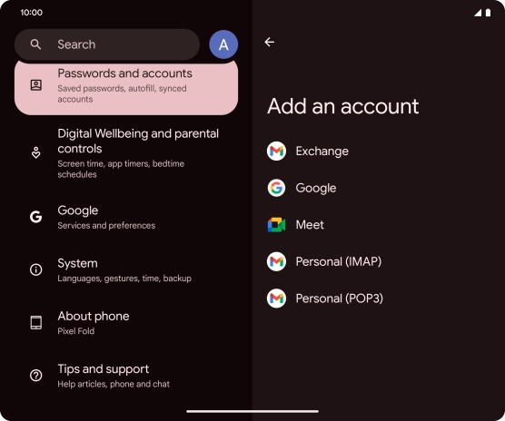 Press Google. Press Google.