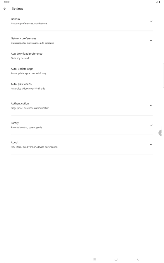 Press Auto-update apps. Press Auto-update apps.