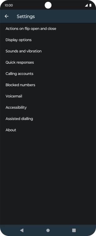 Press Calling accounts. Press Calling accounts.