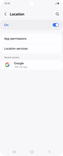 Press App permissions. Press App permissions.