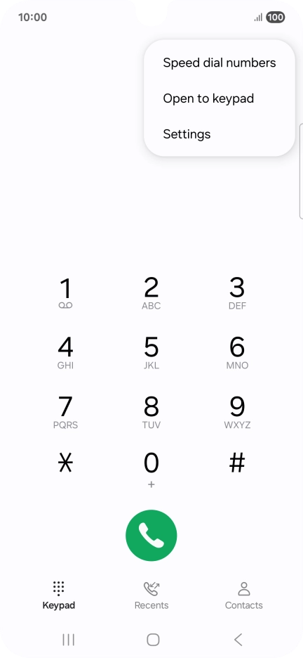 Press Settings. Press Settings.