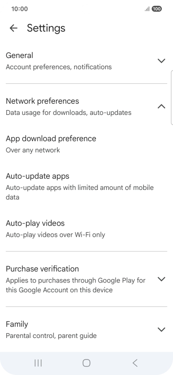 Press Auto-update apps. Press Auto-update apps.