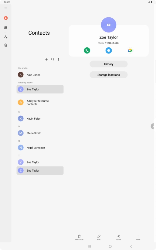 Press the Home key to return to the home screen. Press the Home key to return to the home screen.
