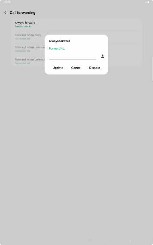 Press Disable. Press Disable.