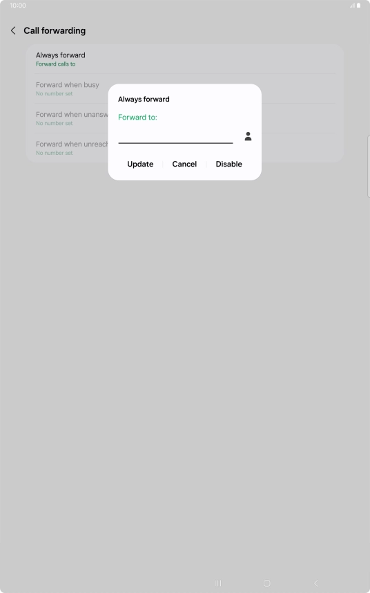 Press Disable. Press Disable.