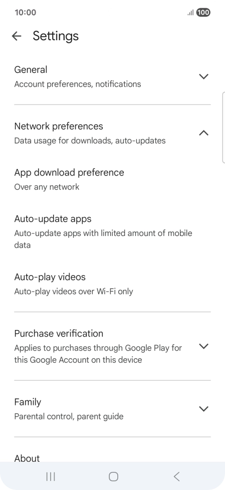 Press Auto-update apps. Press Auto-update apps.