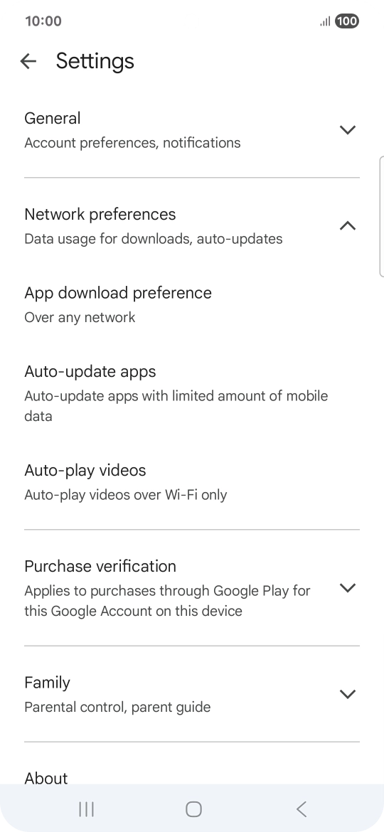Press Auto-update apps. Press Auto-update apps.