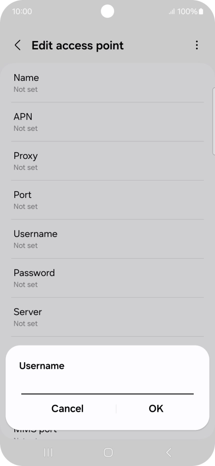 Key in eesecure and press OK. Key in eesecure and press OK.