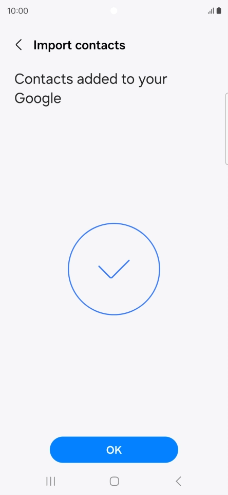 Press OK. Press OK.