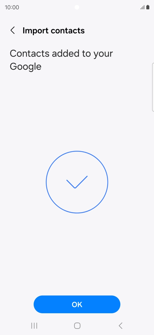Press OK. Press OK.