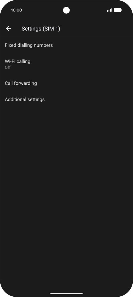 Press Wi-Fi calling. Press Wi-Fi calling.
