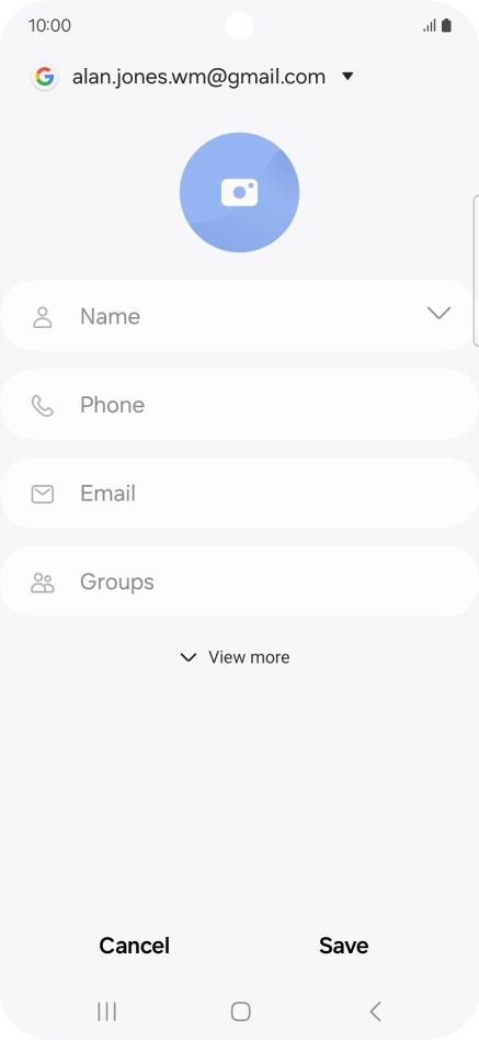 Press Name and key in the required name. Press Name and key in the required name.