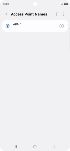 Press the add icon. Press the add icon.