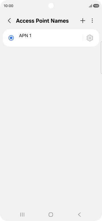 Press the add icon. Press the add icon.