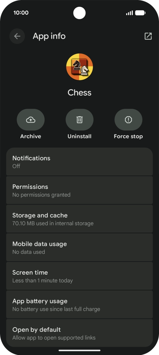 Press Storage and cache. Press Storage and cache.