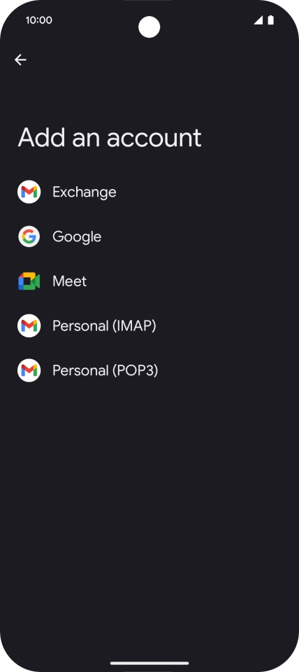 Press Google. Press Google.