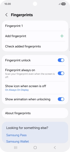 Press the indicators next to the required settings to turn them on or off. Press the indicators next to the required settings to turn them on or off.