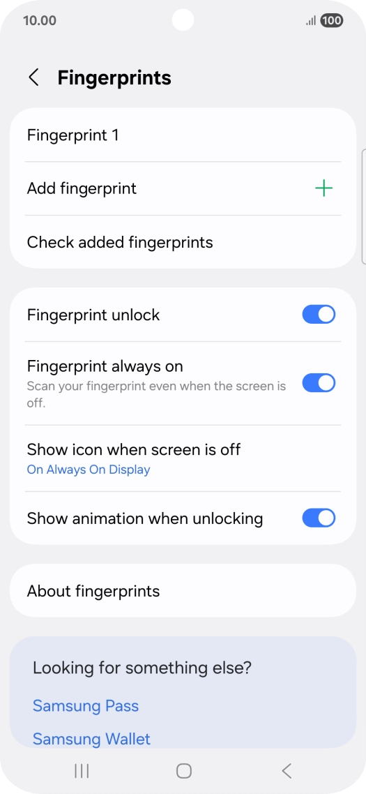 Press the indicators next to the required settings to turn them on or off. Press the indicators next to the required settings to turn them on or off.
