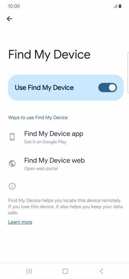 Press the Home key to return to the home screen. Press the Home key to return to the home screen.