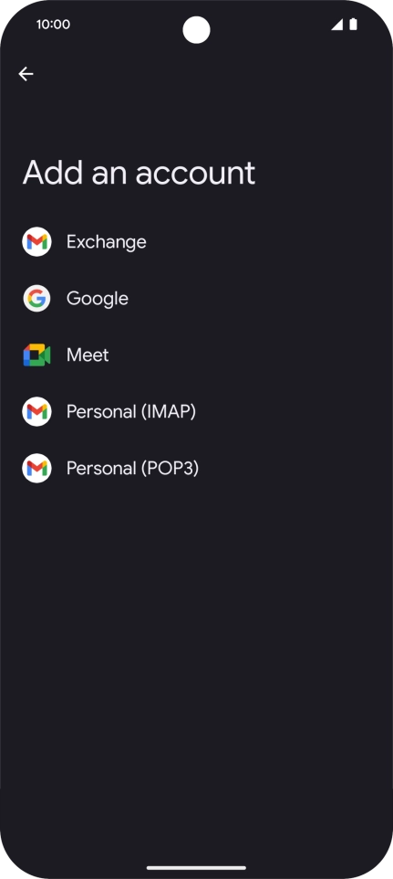 Press Google. Press Google.