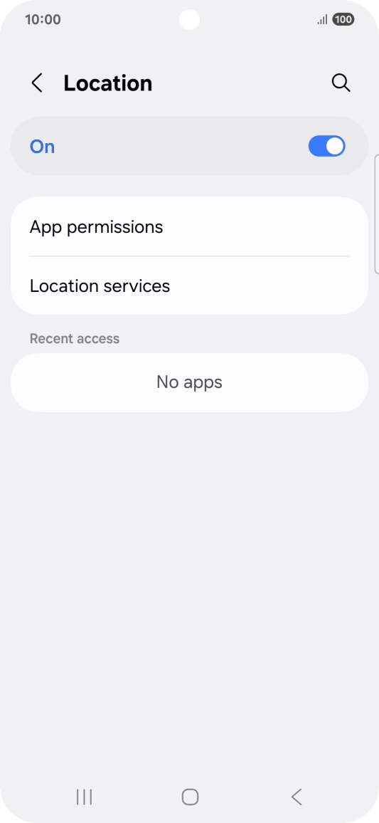 Press App permissions. Press App permissions.