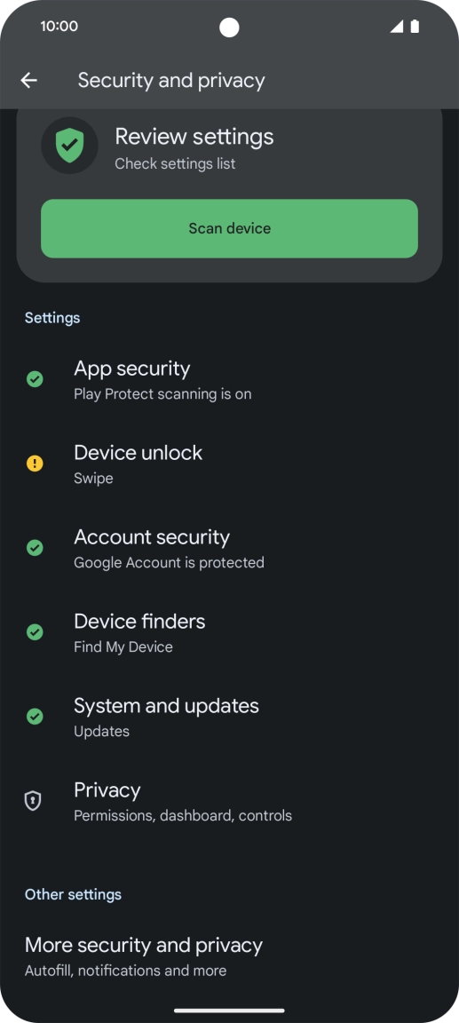 Press More security and privacy. Press More security and privacy.