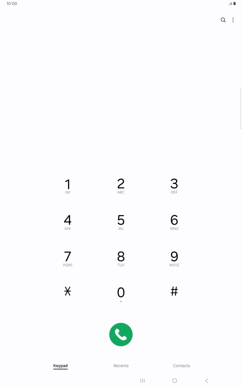 Press the menu icon. Press the menu icon.