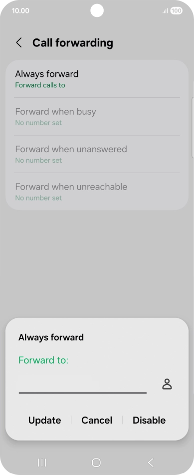 Press Disable. Press Disable.