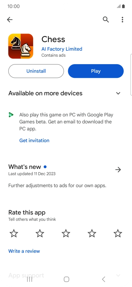 Press Uninstall. Press Uninstall.