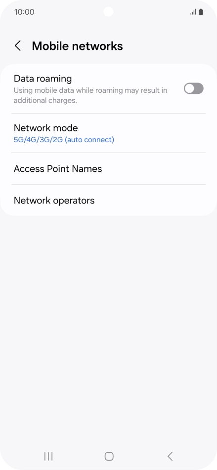 Press Access Point Names. Press Access Point Names.