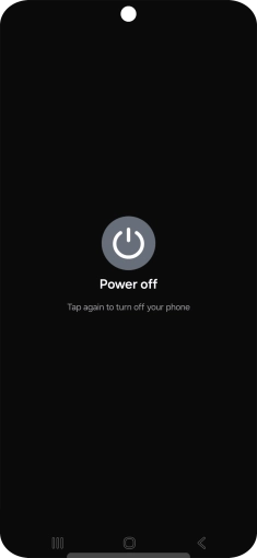 Press Power off. Press Power off.