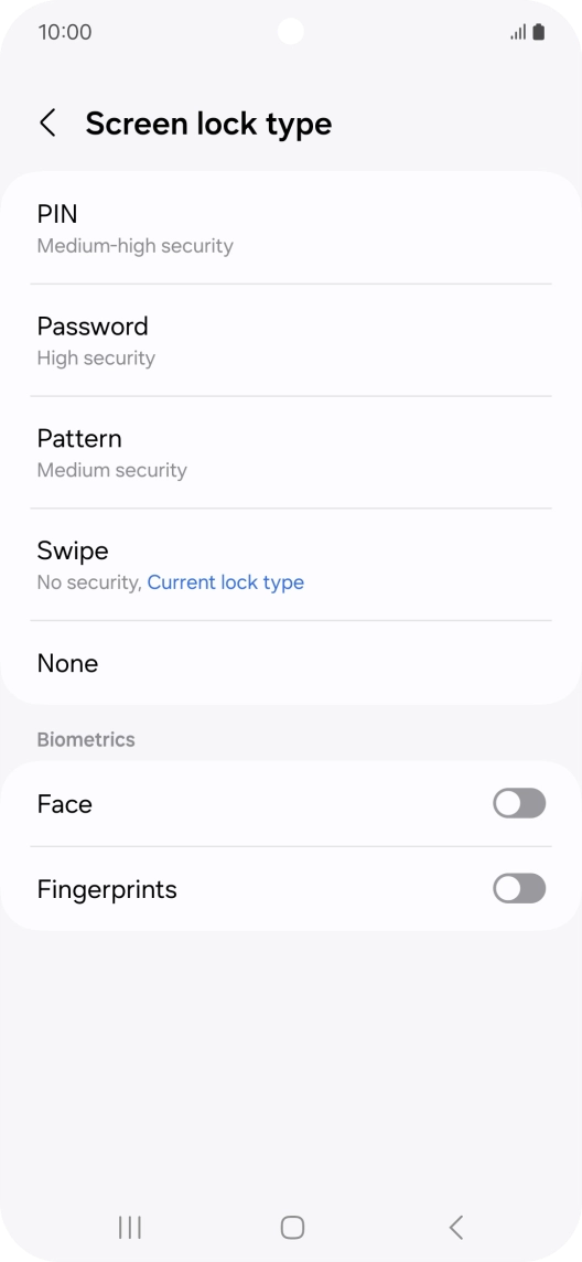 Press Fingerprints. Press Fingerprints.