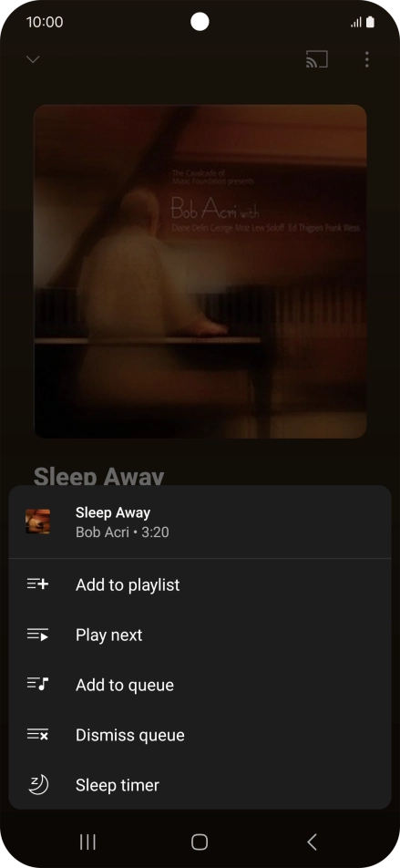 Press the add icon. Press the add icon.