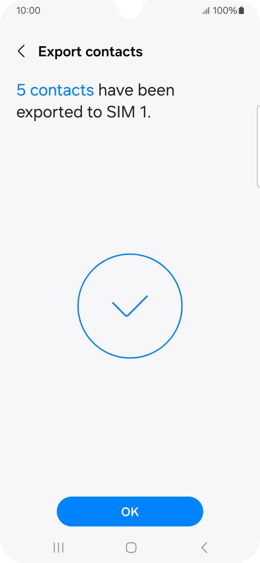 Press OK. Press OK.