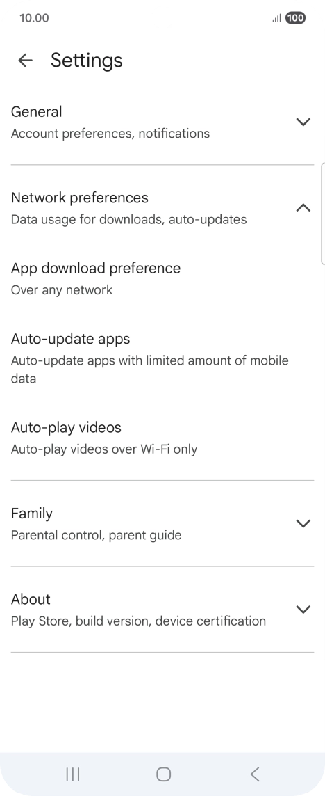 Press Auto-update apps. Press Auto-update apps.
