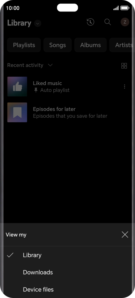Press the required category and go to the required audio file. Press the required category and go to the required audio file.