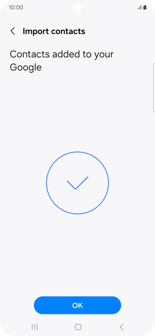Press OK. Press OK.