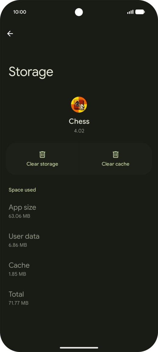 Press Clear cache. Press Clear cache.