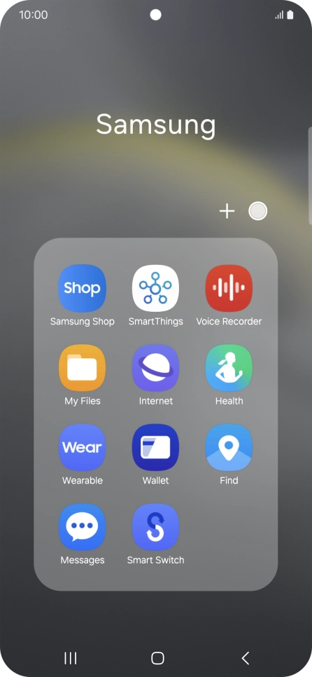 Open a supported app, e.g. Messages. Open a supported app, e.g. Messages.