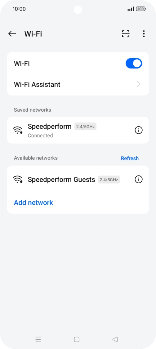 Press the Home key to return to the home screen. Press the Home key to return to the home screen.