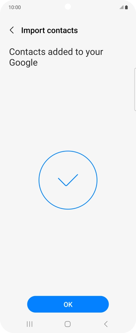 Press OK. Press OK.