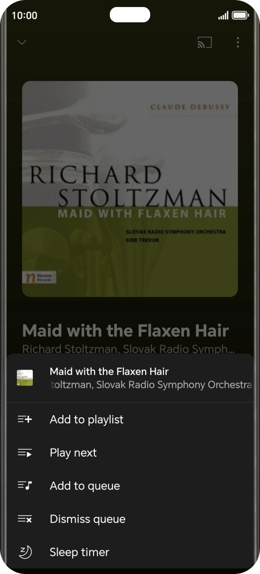 Press the add icon. Press the add icon.