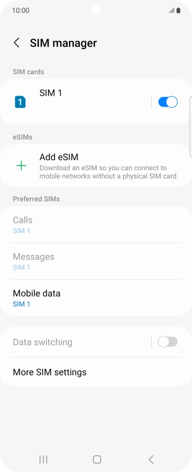 Press Add eSIM. Press Add eSIM.