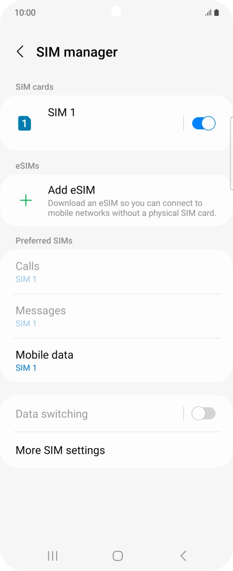 Press Add eSIM. Press Add eSIM.