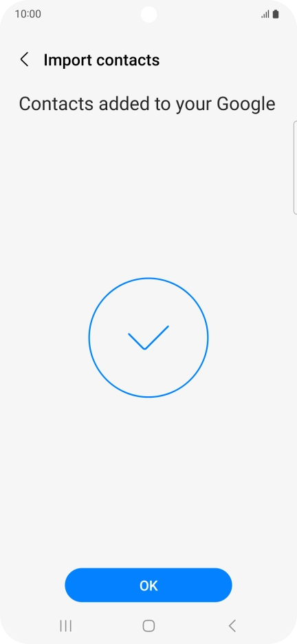Press OK. Press OK.